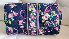 Vera Bradley Changing Pad Clutch Blue Multi Baby Diaper Mat Portable