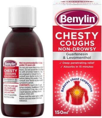 ‎BENYLIN Benylin Chesty Coughs Non-Drowsy, 150ml