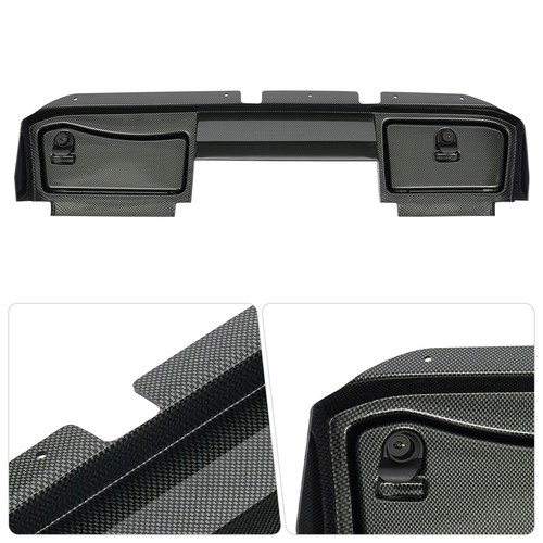 Carbon Fiber Color Dash Cover For 2008-2015 EZGO RXV Golf Cart, w/Locking Doors - Picture 11 of 18