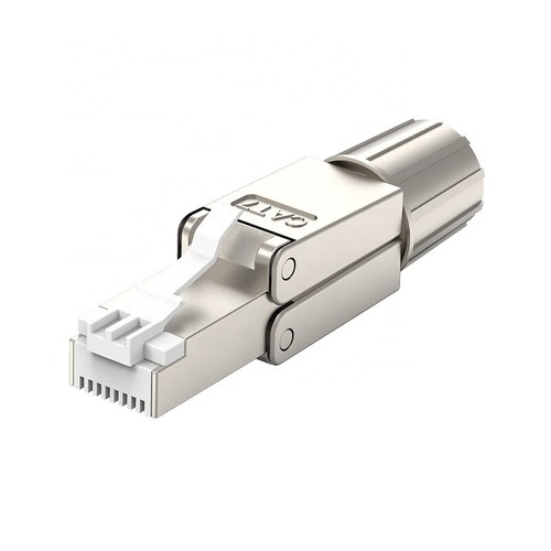 Netzwerkstecker CAT 7 Werkzeuglos RJ45 Netzwerk Stecker Verlegekabel AWG23 - Afbeelding 2 van 16