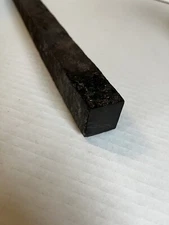 Ebony Macassar Turning Blank 1x1x12