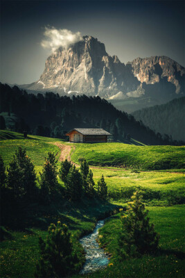Wonderful Mountain Landscape Under The Sky Wall Art Home Decor - POSTER 20x30