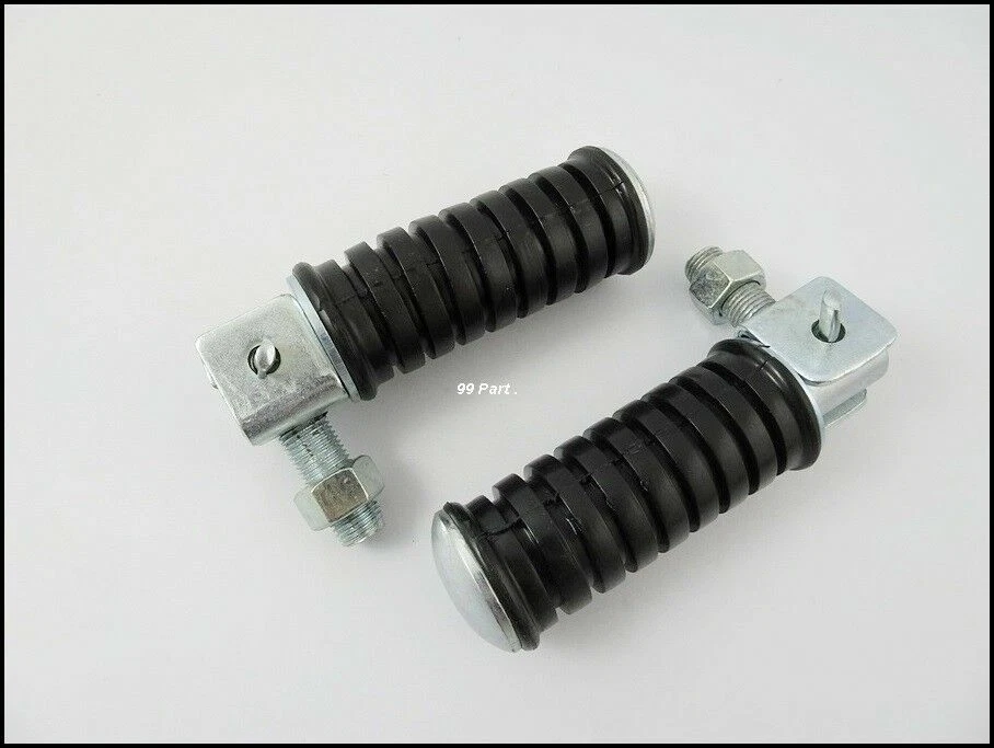 YAMAHA YL1 YL2 YA6 YSC1 YD3 XT500 ESTRIBERAS TRASERAS, REPOSAPIÉS DE GOMA / Par Foto 4 de 4