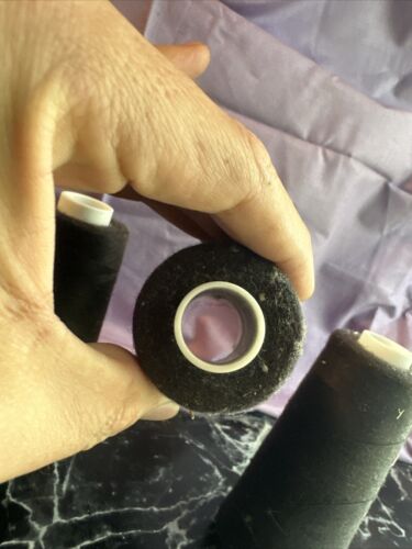 Lot of 3 Used Black Surelock for Overlock Machines 100% Spun Polyester - Picture 6 of 8