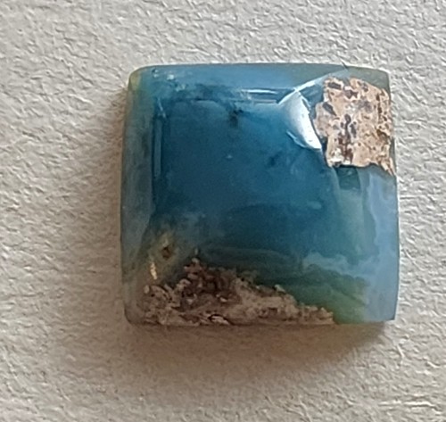 Needles Blue Agate freeform Cabochon California - Picture 3 of 11