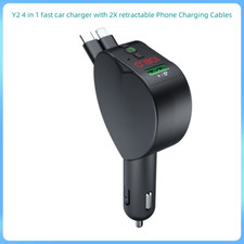 FM Transmitter Audio Receiver MP3 Player Fast Charge Hands Free Wireless Car Kit