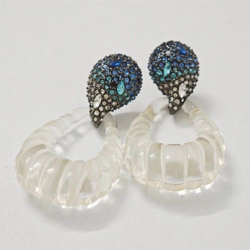 Alexis Bittar Fashionable Heart-Shaped 925 Silver Stud Jewelry Women Earrings