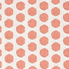 Cottage in Cinnabar BTY Robert Allen 100% Cotton Duck 54" Wide Coral Sand Dollar