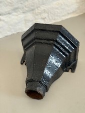 Corner Cast Iron Rainwater Hopper | Vintage Drain Head | Salvage