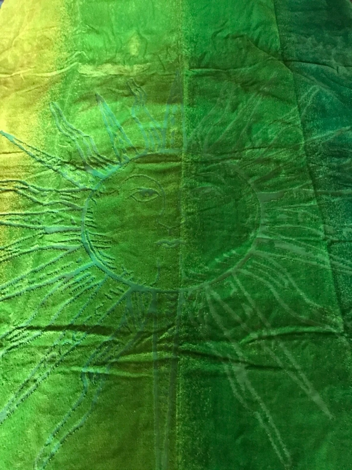 "Toalla de playa de algodón egipcio colorida de gran tamaño 38"" x 69"" (2 cada una - igual)" Foto 2 de 4