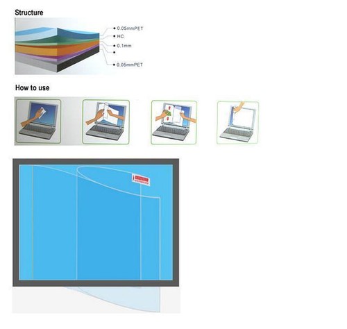 2X Clarity/Anti Glare 15.6" Screen Protector For Asus Q502LA 15.6" Touch Screen - Picture 8 of 12