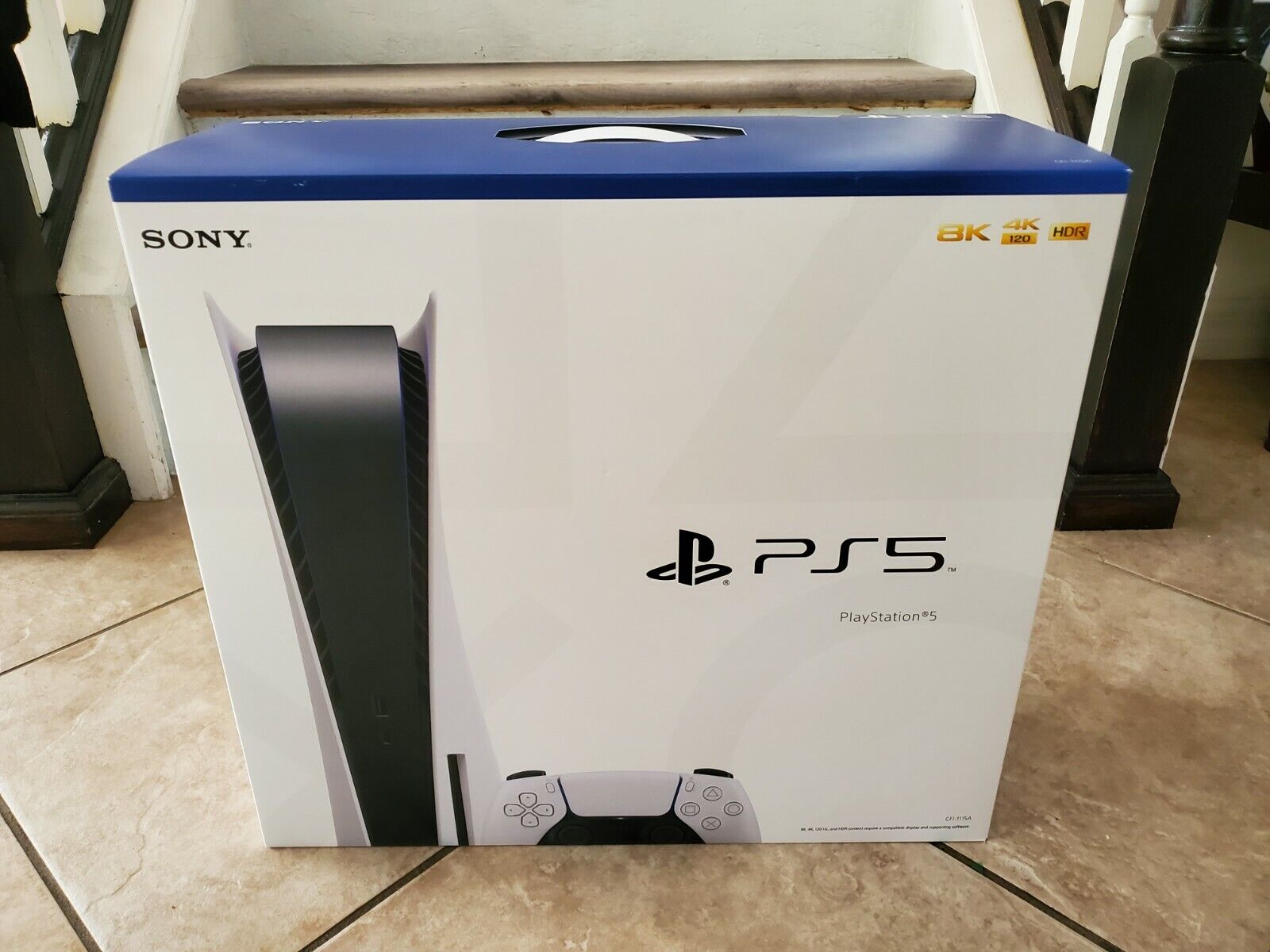 Playstation 5 Sony console SSD 825GB 8K CFI-1115A BIVOLT branco