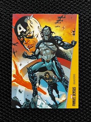 CARD CARTE PANINI MARVEL VERSUS 2022 GROUP CARD INVADERS # 105 MINT