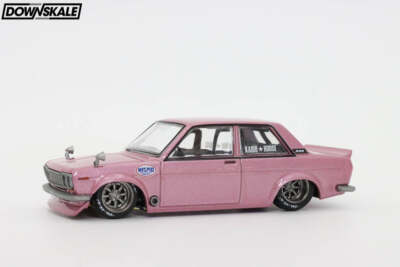街道ハウス　Nissan 510 Street Nismo V1 Mini GT x Kaido House 1:64 Datsun Street 510 Nismo V1 Pink