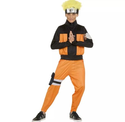 Naruto Shippuden Halloween Costume Anime Cosplay Boy Large L (10/12) Outfit NEW