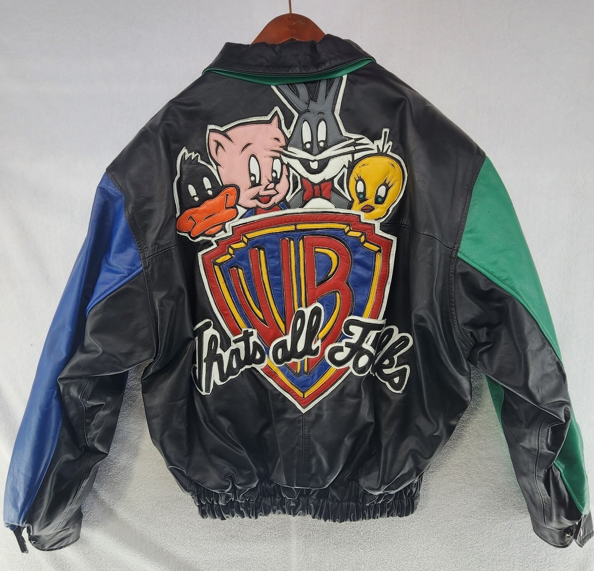 1990's Looney Tunes Jacket レザージャケット 1990's Looney Tunes Jacket レザージャケット