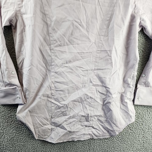 RAG & BONE Diana Poplin Button Up Shirt Women's S Lavender Solid Long Sleeve - Picture 13 of 14