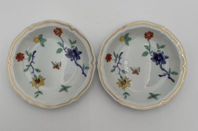 Haviland Shalimar 2 Coasters Limoges France, Beautiful Hard to Find Pattern!