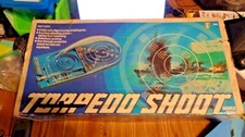 1977 MARX TORPEDO SHOOT SUBMARINE PINBALL GAME BOTH LEGS & BOX