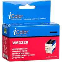 Icolor Tintenpatrone FüR Epson (Ersetzt T2711 / 27XL), Black Xl