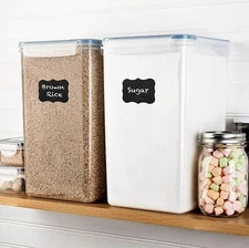 Set of 2 8.5L Extra Large Food Storage Containers with Airtight Lids Retails