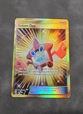 Rotom Dex - Gold Secret Rare - 159/149 -  Sun & Moon Pokemon NM-M