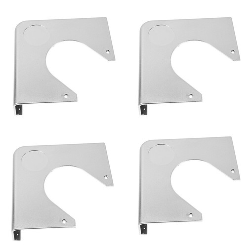 4 Pcs Pool Table Accessories Billiards Corners Plate For Metal Guard - Picture 4 of 12