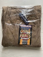SAMURAI JEANS SJ48CP Heavy Chino Wide Trousers 15oz sulfur dyeing One Washed