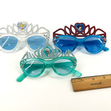 EUC DISNEY Lot Of 3 Girl Kids Toddler Sunglasses Cinderella, Elsa, Snow white