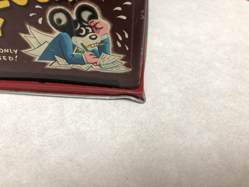 Oso litográfico a batería vintage Linemar marca registrada 'I Am The Boss' juguete de hojalata, Japón Foto 3 de 4