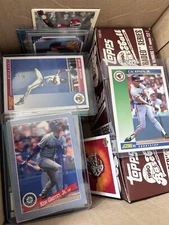 Mixed Lot Sports Card Collection Baseball Etc Topps, Upper Deck Researched Cards