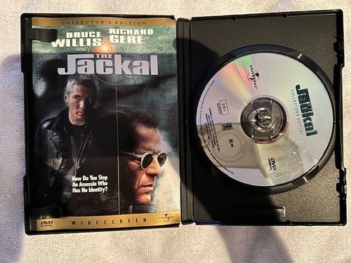 VINTAGE DVD THE JACKAL BRUCE WILLIS RICHARD GERE 1997 WIDESCREEN - Picture 3 of 3
