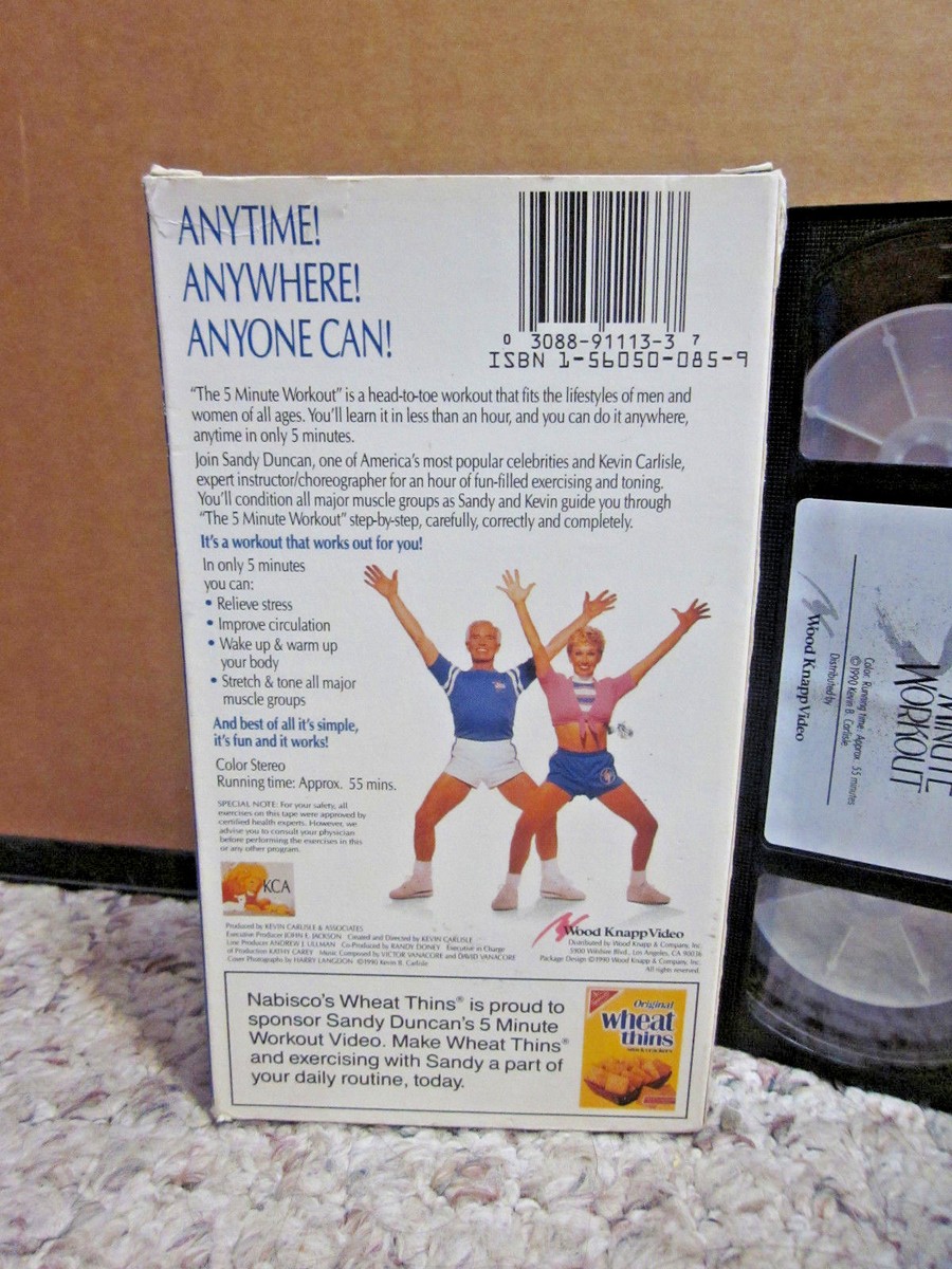 SANDY DUNCAN & KEVIN CARLISLE exercise 5-Minute Workout fitness SANDY DUNCAN & KEVIN CARLISLE exercise 5-Minute Workout fitness