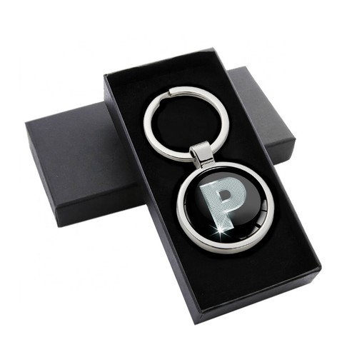 Portachiavi lettera dalla A alla Z + confezione regalo portachiavi acciaio inox - Foto 72 di 115