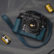 Genuine Leather Camera Half Case Bag Covers Protection Fit For Nikon DF Handmade