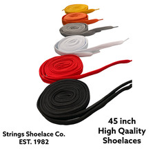 Strings 3/4 Wide 45 inch Shoe Laces 2 pair for 9.98 Double Thick. Fast Shipping