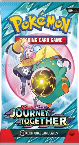4X POKEMON Scarlet & Violet JOURNEY TOGETHER Booster Pack Bundle FULL ART SET! - Picture 4 of 5