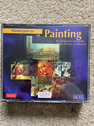 MASTERPIECES OF PAINTING - 2 PC CD Rom Emme Interactive Scala/Acta - Picture 2 of 6