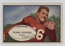 1953 Bowman Frank Gifford #43 HOF 0d6c