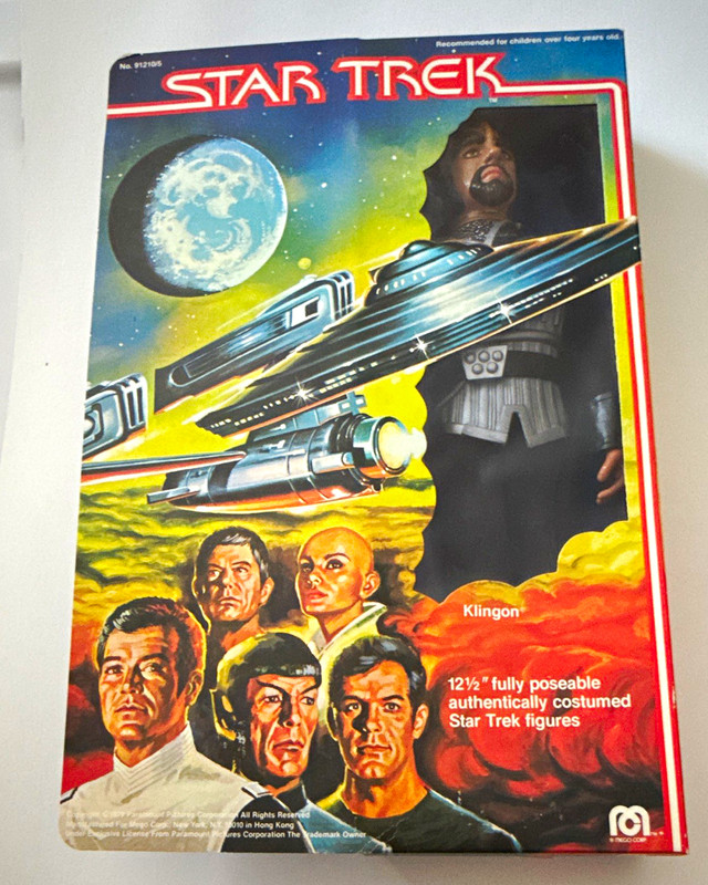 Mego Star Trek Original Series Klingon 12 1/2in Poseable Figure Boxed Vintage