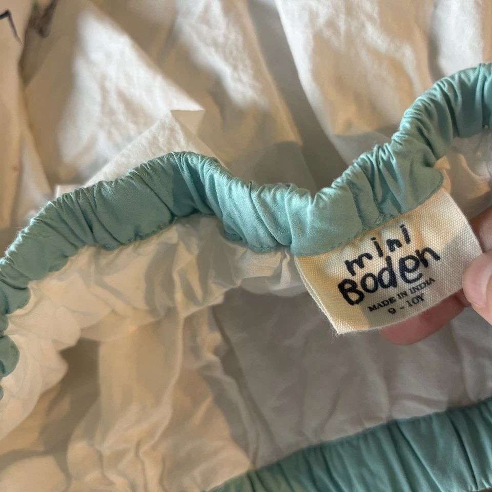 Mini Boden Niñas Londres Escena Falda Niñas Talla 9-10 Preppy Escuela Británica Elegante Foto 4 de 4