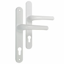 White UPVC External Door Handle for Static Ca...
