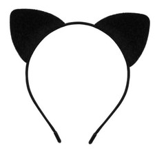 Cat Ears Headband Costume Accessories for Halloween for Adult Women Black