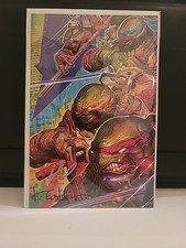 TMNT #1 SDCC EXCL John Giang Virgin  SIGNED KEVIN EASTMEN & JOHN GIANG W/COA