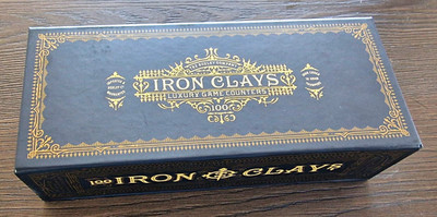 Roxley Iron Clays Luxury Pokerchips 100er Set   Zubehör für Brass (selten)