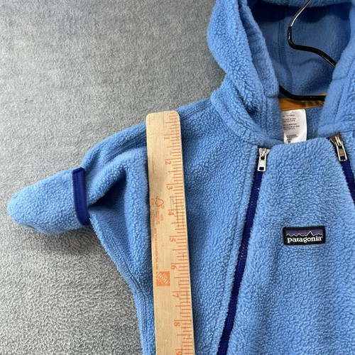 Patagonia Baby Gr. M Kapuzen Einteiler Fleece Polyester Schnee Latz Overall - Bild 4 von 9