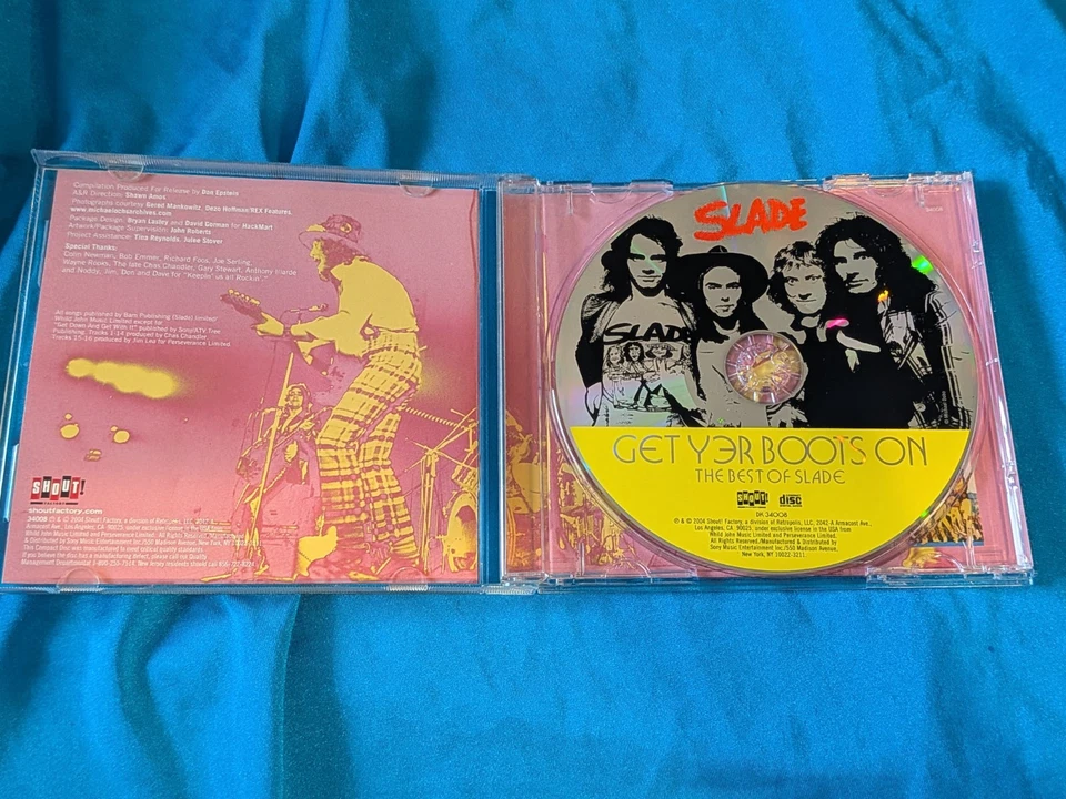 SladeGet Your Boots On The Best Of  Slade (CD, 2004) 16 TRX Free Shipping! Foto 2 de 4