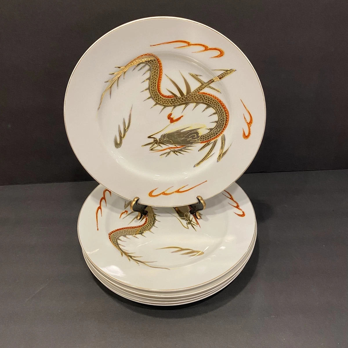 Japanese Dragon Plate In Made In Japan China & Dinnerware for sale