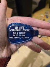 Vintage Ford Auto Car Automotive Automobile Advertising Keychain Key Ring Chain