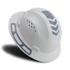 Full Brim Hard Hat Safety Helmet Vented ANSI Z89.1 Approved OSHA Hard Hats Co...
